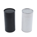 Factory Direct Supply Custom Small Tube Packaging Elegant Gift White Black Color Round Paper Box With Lid